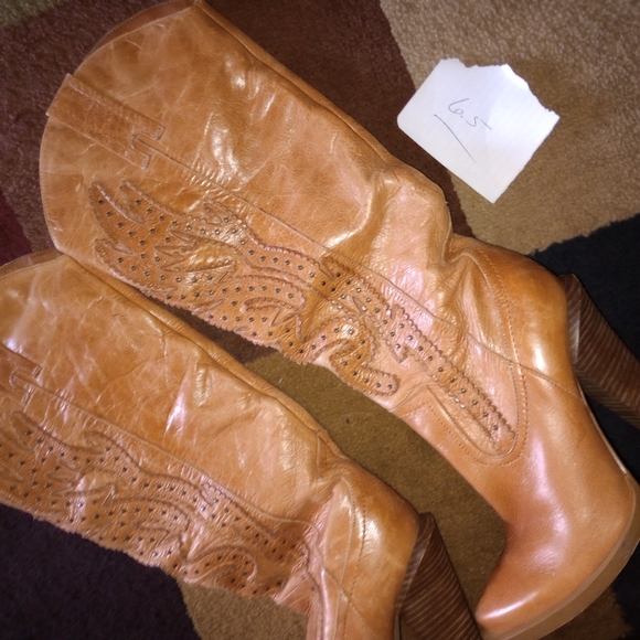 Jessica Simpson Shoes - Vintage Y2K Jessica Simpson knee retro boots western cowboy cowgirl 7 Knee High
